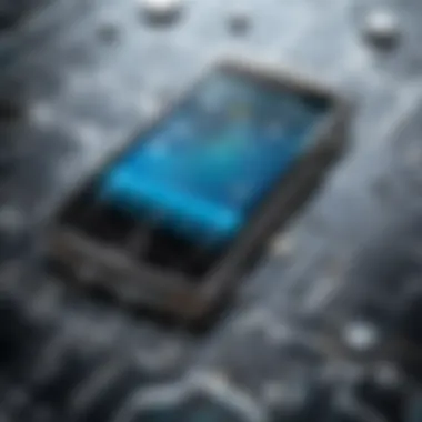 Graph showing market trends for shatter-proof devices