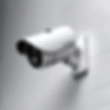 Installation of a small security camera