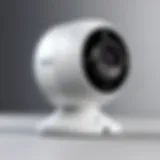 Compact security camera with audio features