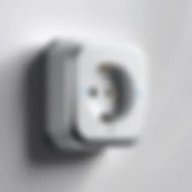 Innovative Smart Plug Design A modern smart plug with Wi-Fi connectivity