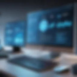 A visual representation of advanced cybersecurity software in action.