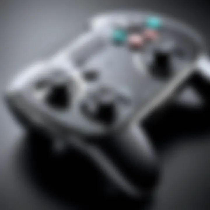 Close-up of the Switch Elite Controller showcasing its ergonomic design