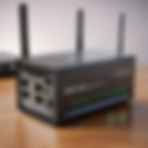 Configuration interface of a Netgear router