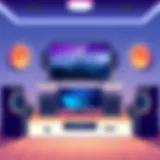 Immersive gaming audio setup