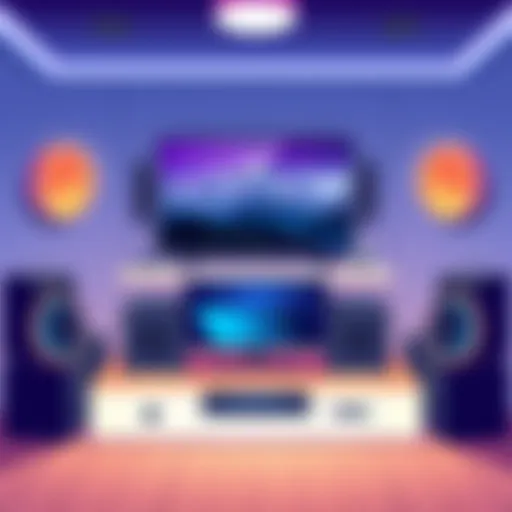 Immersive gaming audio setup