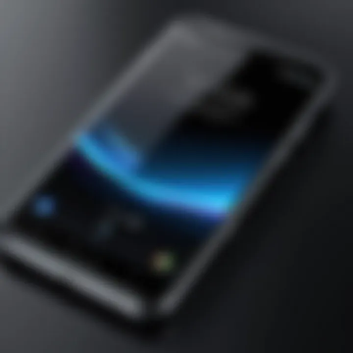 Innovative smartphone design showcasing sleek aesthetics and ergonomic features