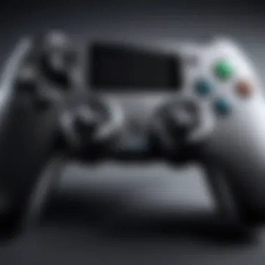Contemporary Gaming Controller Modern gaming controller with advanced features