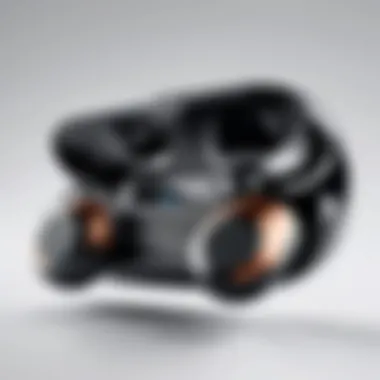 Innovative technology inside true wireless earbuds emphasizing functionality