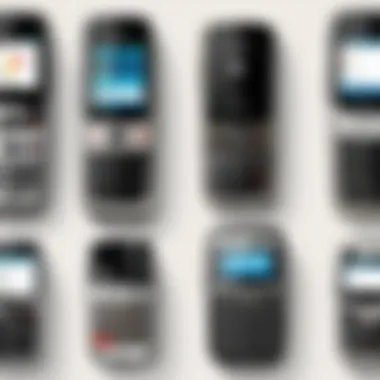 Technological Advancements in Flip Phones Comparison chart displaying the technological advancements of flip phones over time.