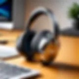 Bose Noise Cancelling Headphones in a Modern Workspace