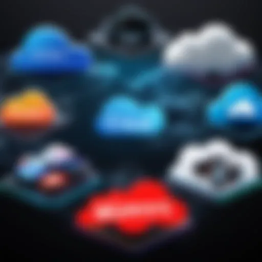 A visual comparison of various cloud gaming platforms' logos