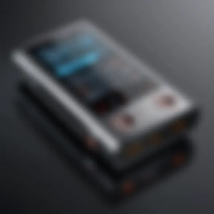 Premium digital voice recorder showcasing sleek design