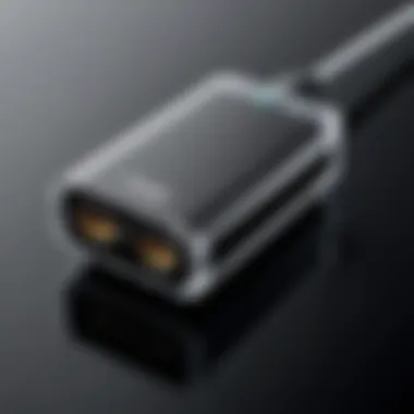 Wireless USB Adapter Overview A close-up view of a wireless USB adapter