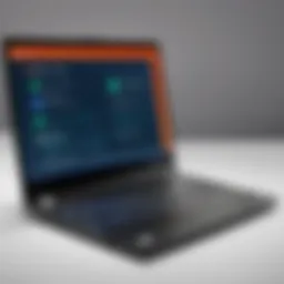 Wireless network settings on a Lenovo laptop