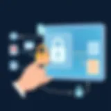 Visual representation of two-factor authentication process