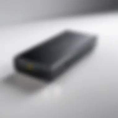 Standalone Cable Modem Design A standalone cable modem showcasing its sleek design and connectivity ports.