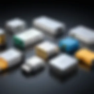 Types of Ethernet Converters Illustration of different types of Ethernet converters