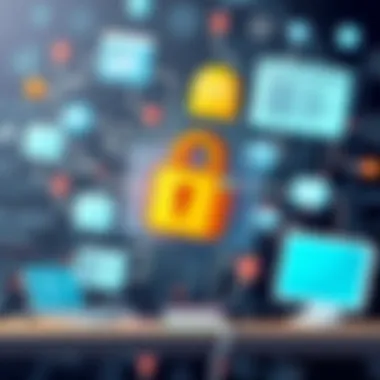 Exploring Data Privacy in Background Checks Visual representation of data privacy concepts
