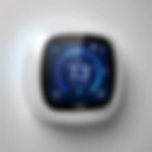 Smart thermostat controlling home temperature