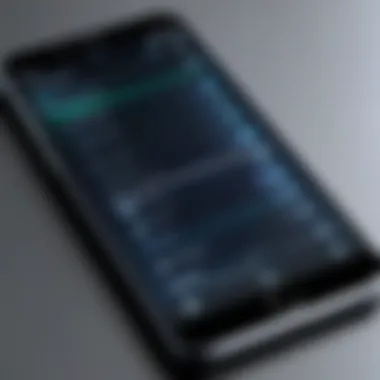 Hotspot Settings on Smartphone Smartphone displaying hotspot settings