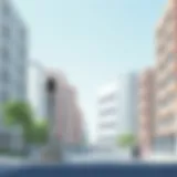 Mobile signal booster in urban environment