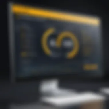 Performance metrics of Norton Antivirus displayed on a screen