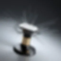 An illustration showing the design of an omnidirectional TV antenna