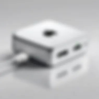 Identifying Counterfeit Apple Chargers Close-up of a counterfeit Apple charger with warning signs