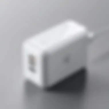 Exquisite Design of Genuine Apple Charger Genuine Apple Mac charger showcasing its sleek design