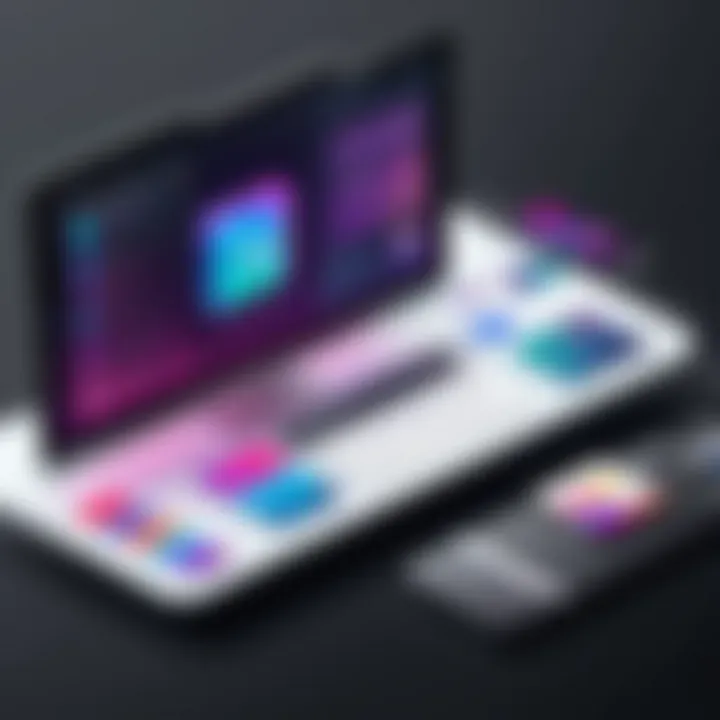 Showcase of Adobe XD design workflow highlighting prototyping features.