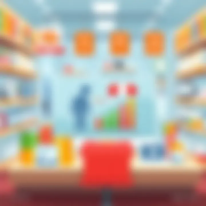 Impact of Visual Recognition on Retail Trends Graphical representation of data showing the impact of visual recognition on shopping trends.