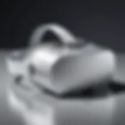 Oculus Go with VPN interface displayed