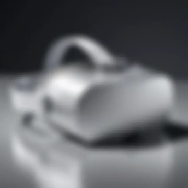 Oculus Go with VPN interface displayed