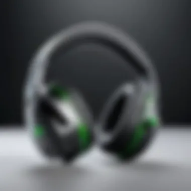 Wireless headphones showcasing sleek design for gaming.