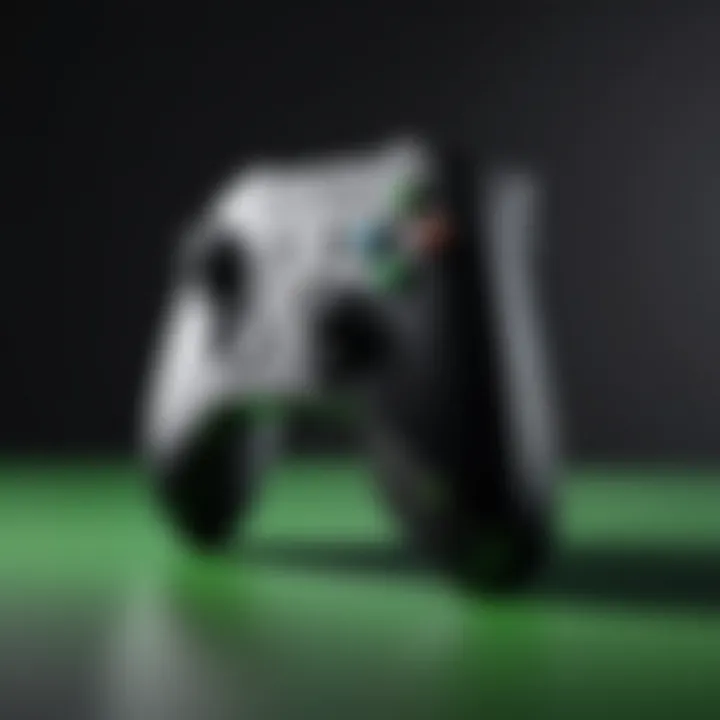 Sleek design of Xbox One Series X showcasing its modern aesthetic.