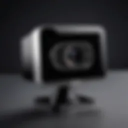 Zmodo camera monitor showcasing sleek design