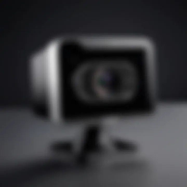 Zmodo camera monitor showcasing sleek design