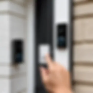 Installation of Zmodo Ring Doorbell on a house